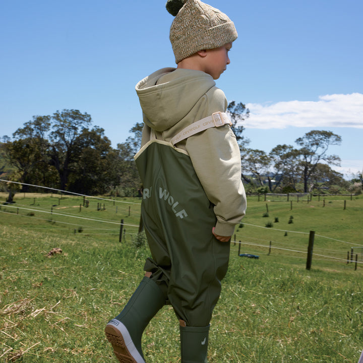 Rain Overalls - Olive