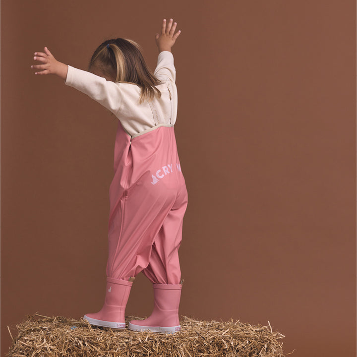 Rain Overalls - Rose