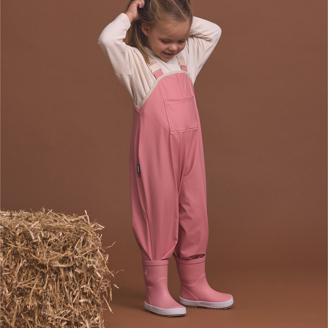Rain Overalls - Rose