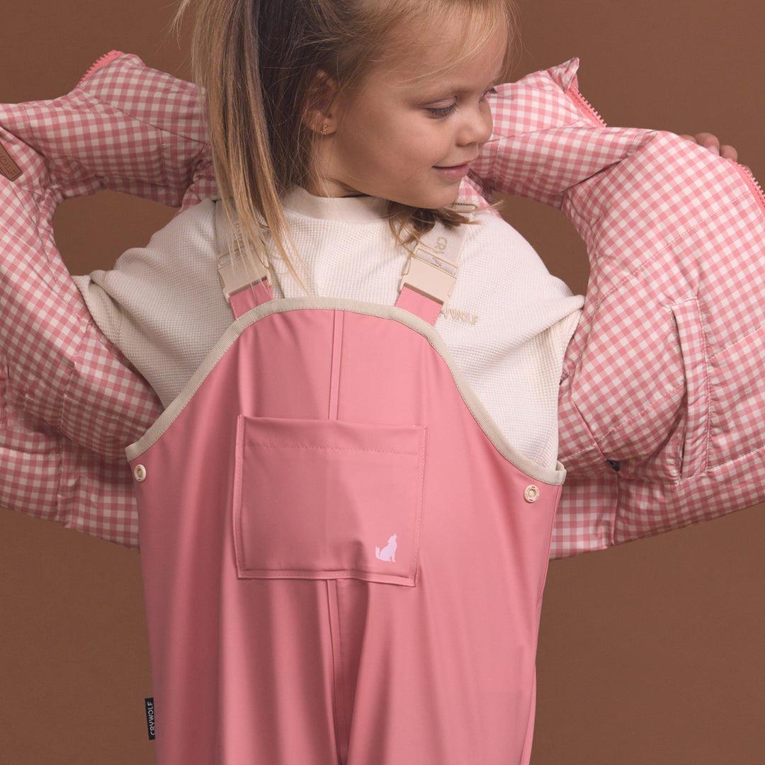 Rain Overalls - Rose