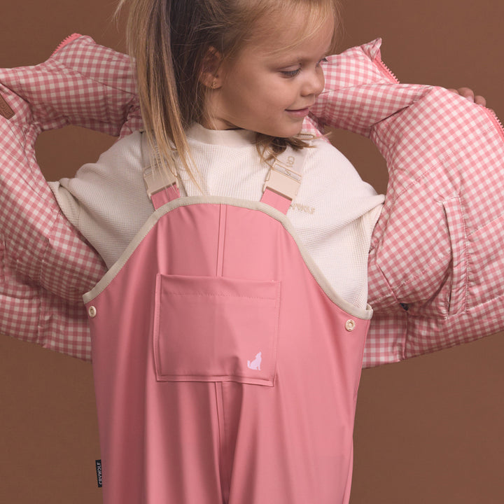Rain Overalls - Rose
