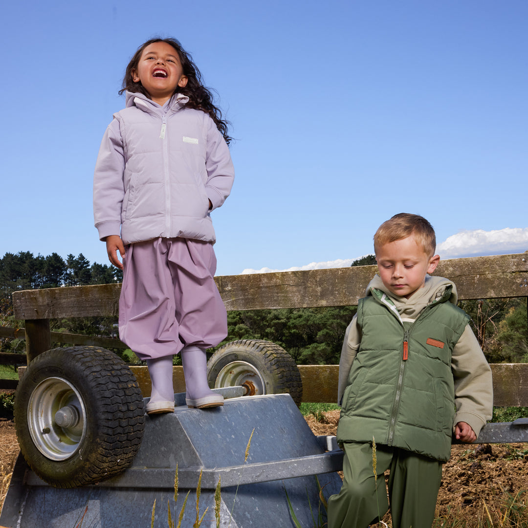 Reversible Eco Vest - Bows