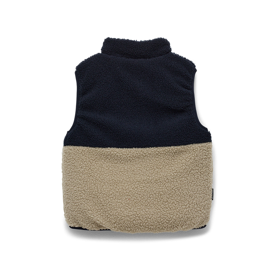 Reversible Yeti Vest - Ash Colourblock