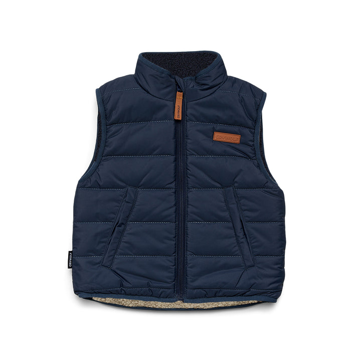 Reversible Yeti Vest - Ash Colourblock