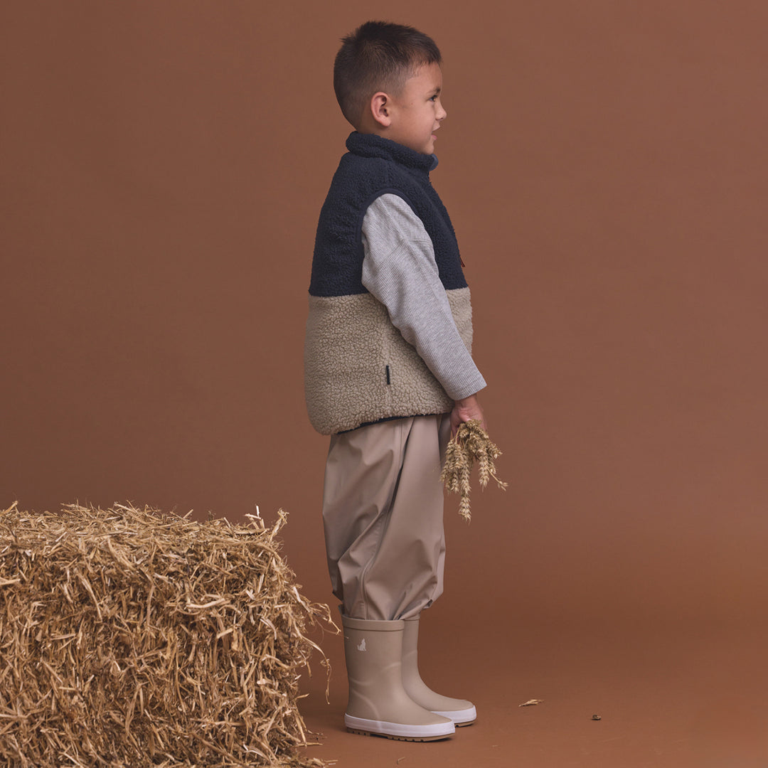 Reversible Yeti Vest - Ash Colourblock