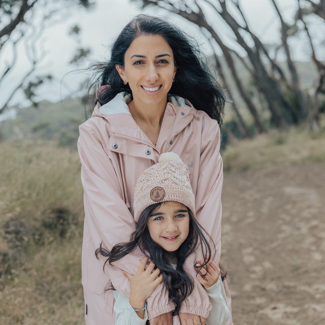 These waterproof jackets are shaped especially for mums and dads and designed to compliment the colourways and prints in the Crywolf Mountain range.