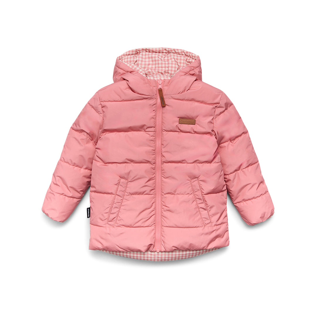 Reversible Eco Puffer - Rose Gingham