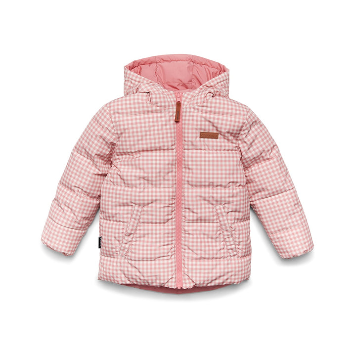 Reversible Eco Puffer - Rose Gingham