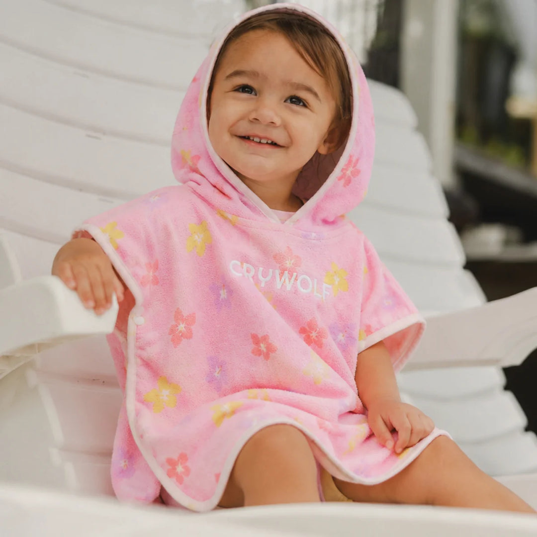 Baby Hooded Towel Hibiscus Bloom | Crywolf