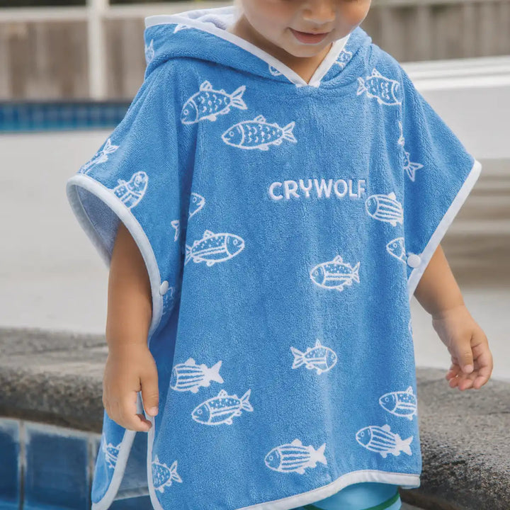 Baby Hooded Towel Fish School | Crywolf