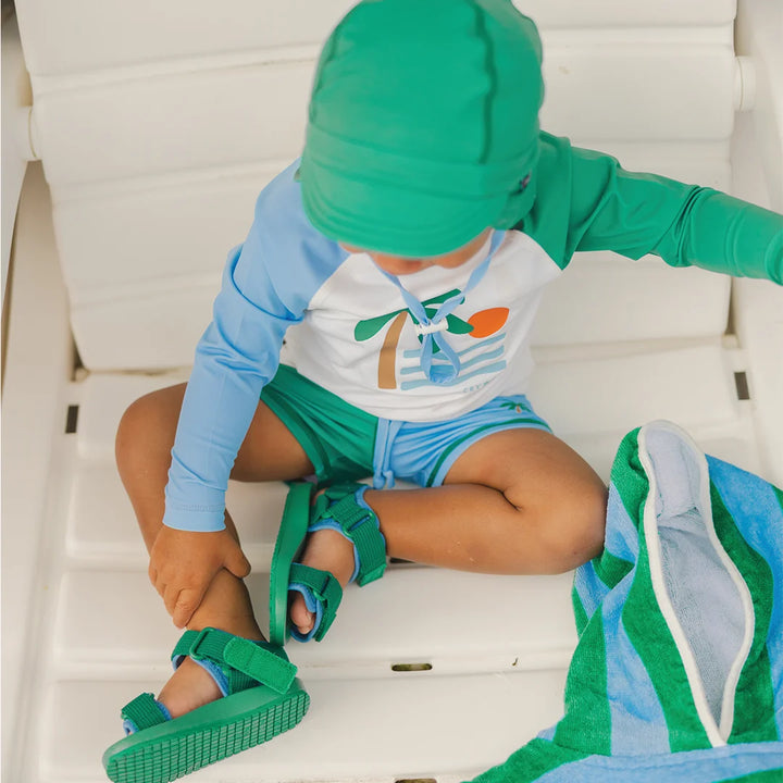 Beach Sandal Sea Green | Crywolf