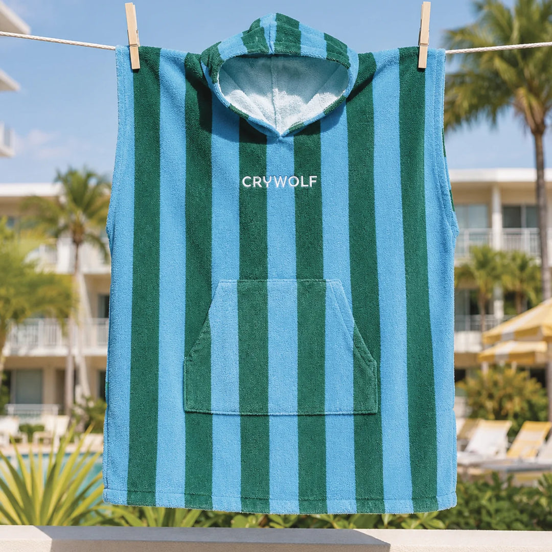Hooded Towel Deck Stripe | Crywolf