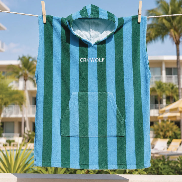 Hooded Towel Deck Stripe | Crywolf