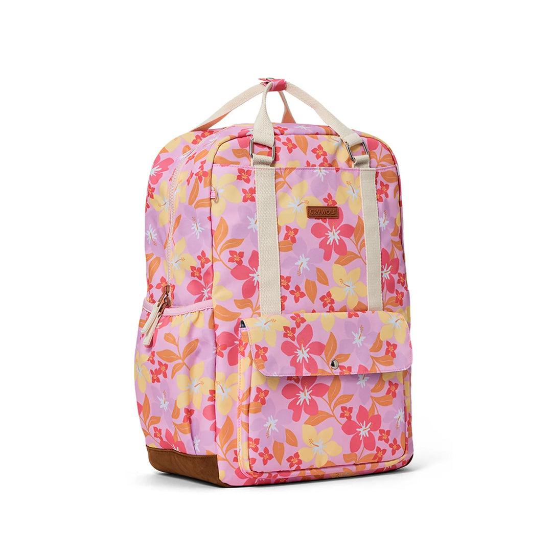 Knapsack Hibiscus Daze Colourblock | Crywolf