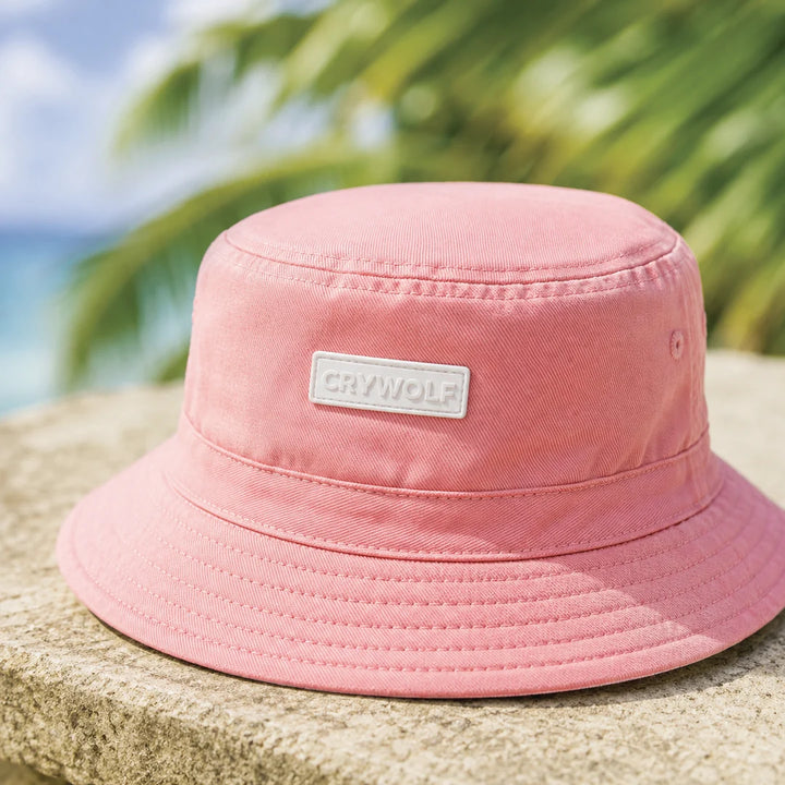 Reversible Bucket Hat Flamingo Stripe | Crywolf
