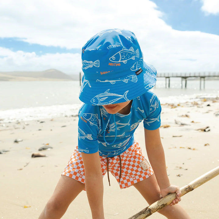 Swim Bucket Hat Saltwater | Crywolf