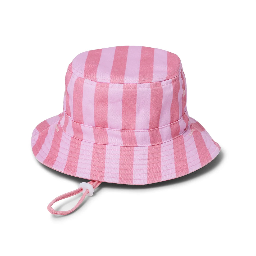 Reversible Bucket Hat Flamingo Stripe | Crywolf