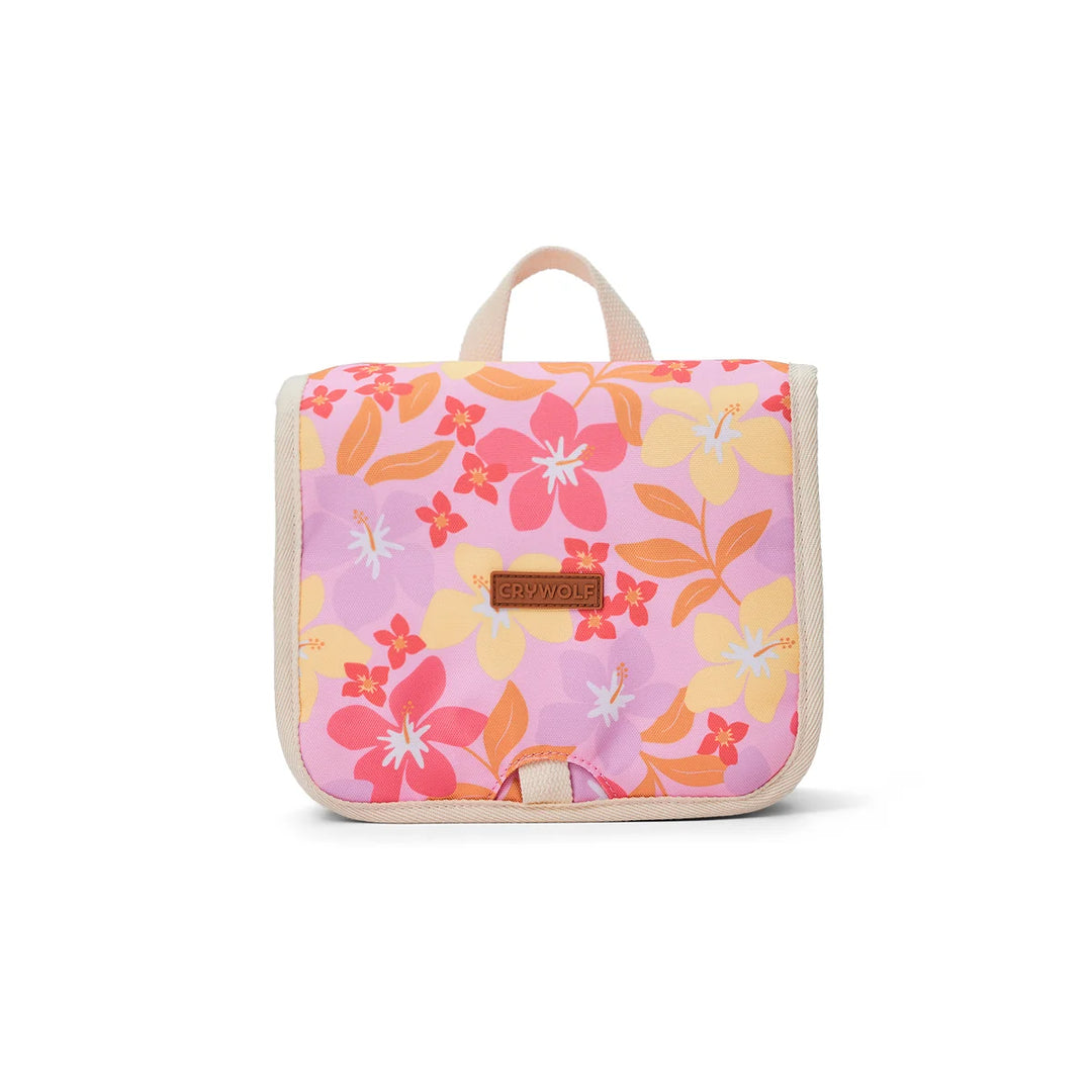 Hanging Toiletry Bag Hibiscus Daze |Crywolf