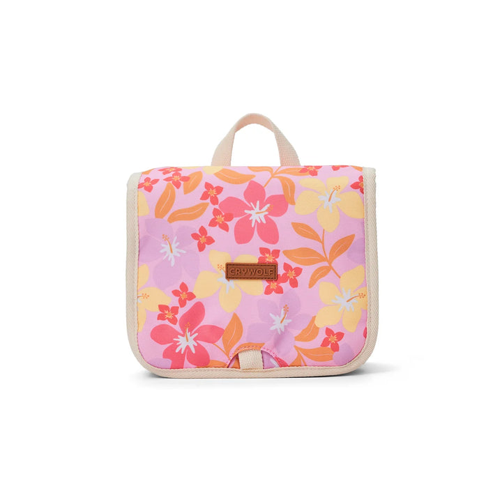 Hanging Toiletry Bag Hibiscus Daze |Crywolf