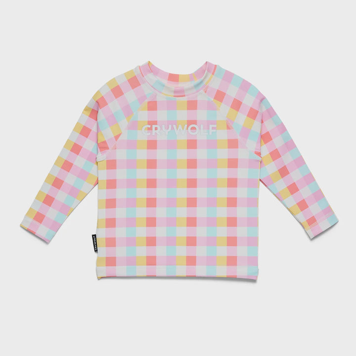 Baby Rash Vest Pop Gingham | Crywolf