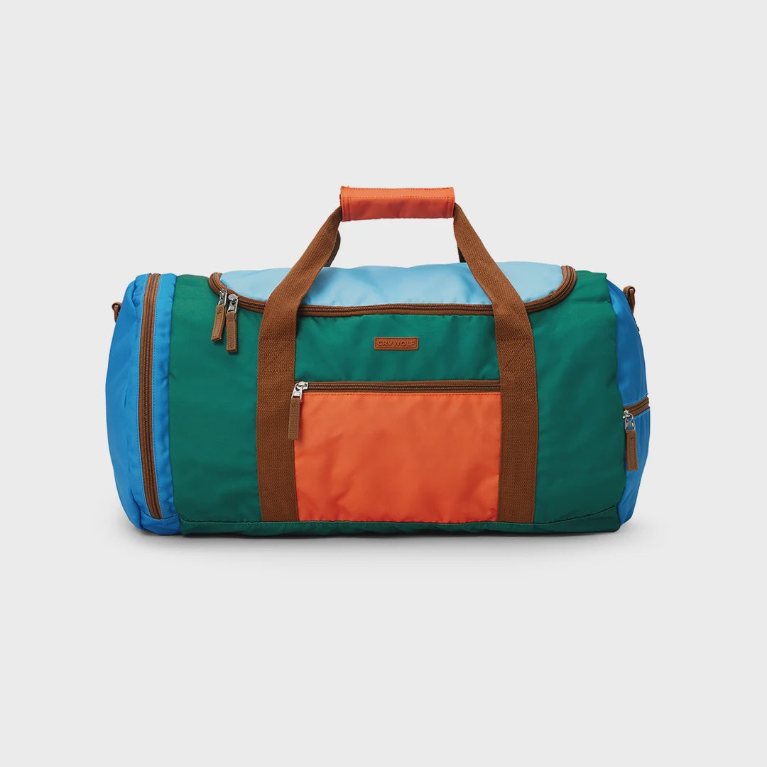 Packable Duffle bag Seaside Colourblock | Crywolf