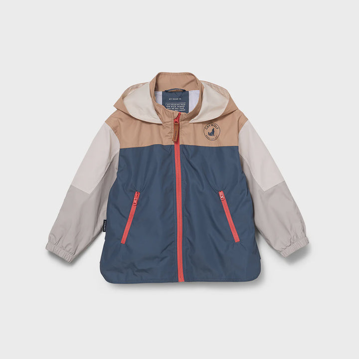 Packable Duffle Jacket - Ash Colourblock