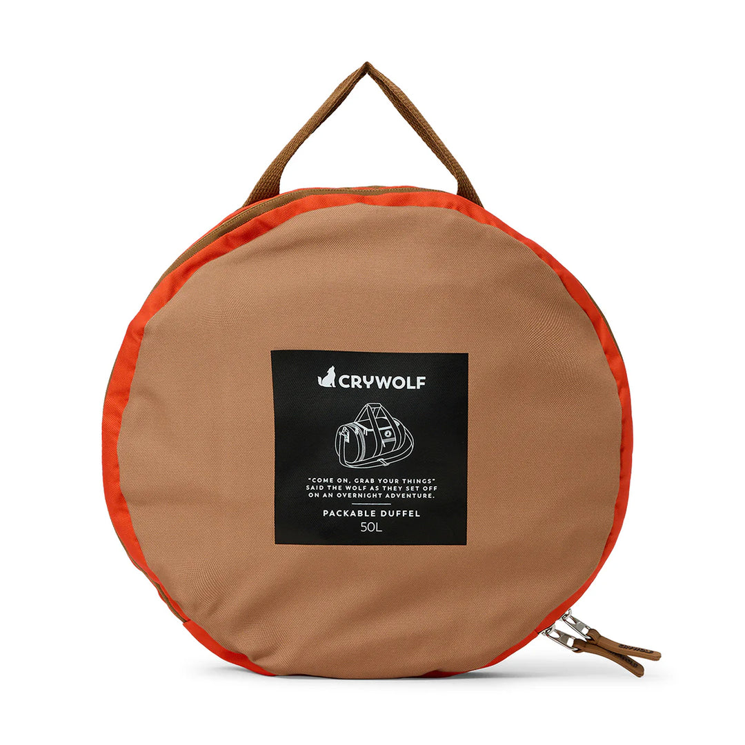 Packable Duffle Bag - Ash colour block