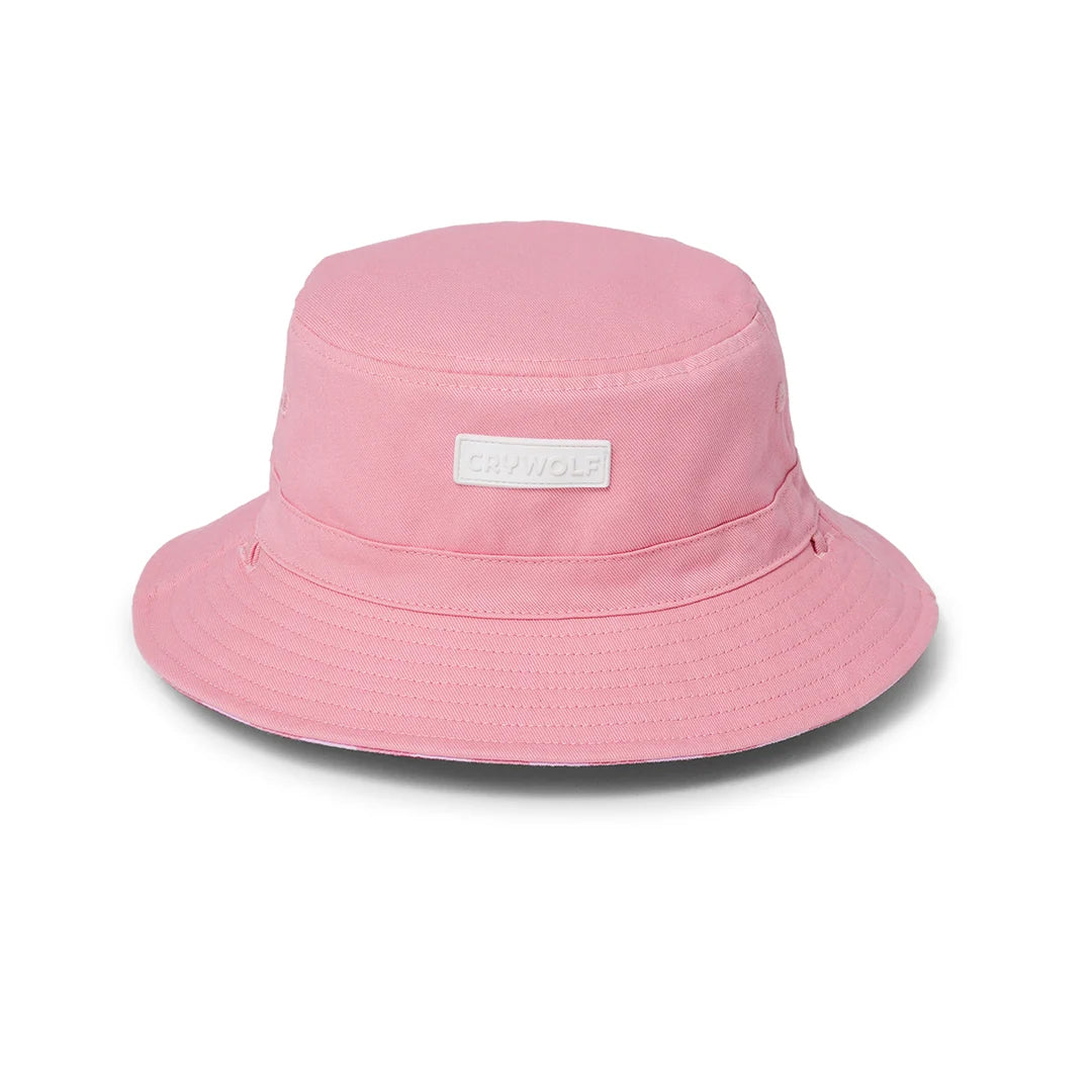 Reversible Bucket Hat Flamingo Stripe | Crywolf