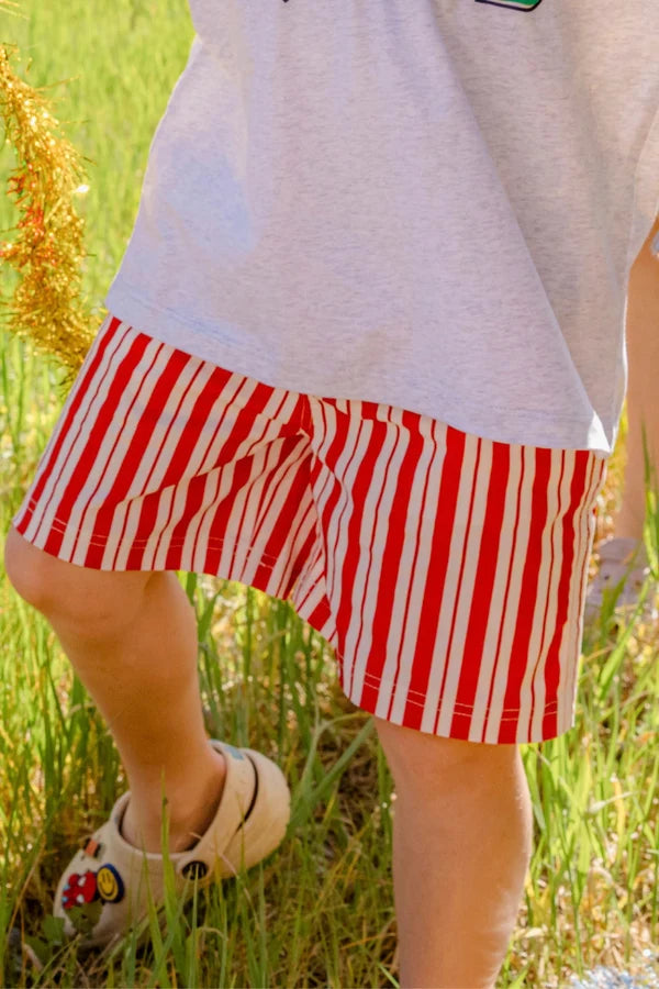 Candy Cane Stripe Shorts | Milky