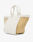 Carnegie Tote - Chalk / Natural Weave