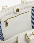 Carnegie Tote - Chalk / Natural Weave