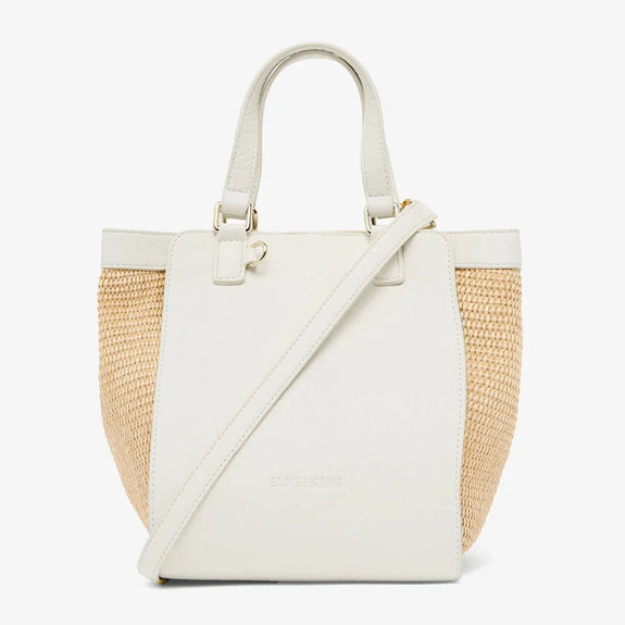 Carnegie Tote - Chalk / Natural Weave