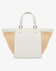 Carnegie Tote - Chalk / Natural Weave