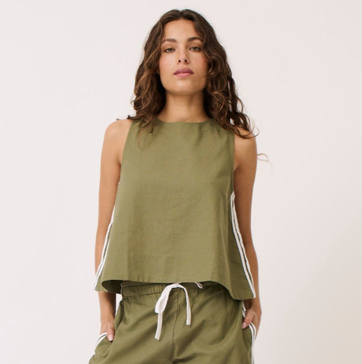 Nora Tank - Palm (LAST SIZE / XS)