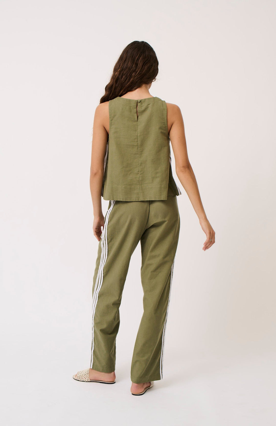 Nora Tank - Palm (LAST SIZE / XS)