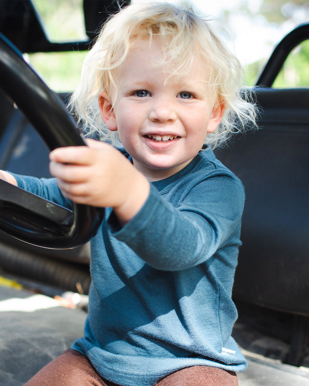 Merino LS Tee - Denim