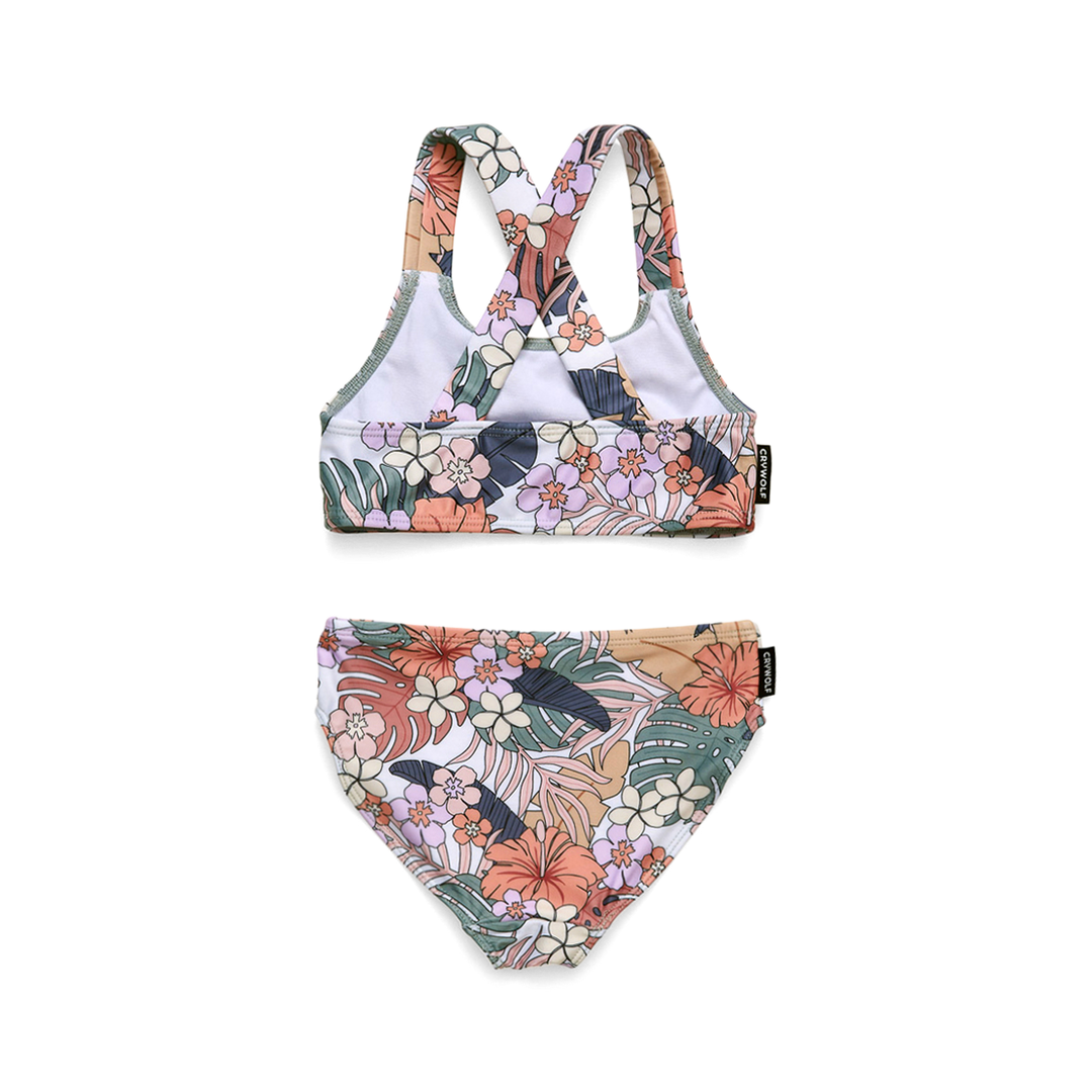 Crywolf tropical floral bikini available from www.thecollectivenz.com