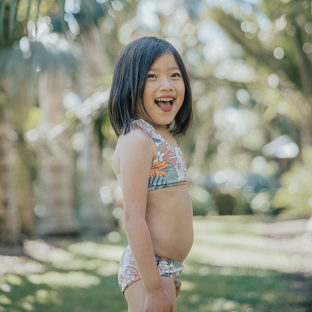 Crywolf tropical floral bikini available from www.thecollectivenz.com