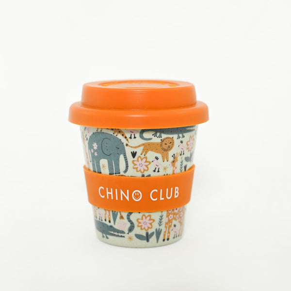 Wild animal baby chino cup available from www.thecollectivenz.com