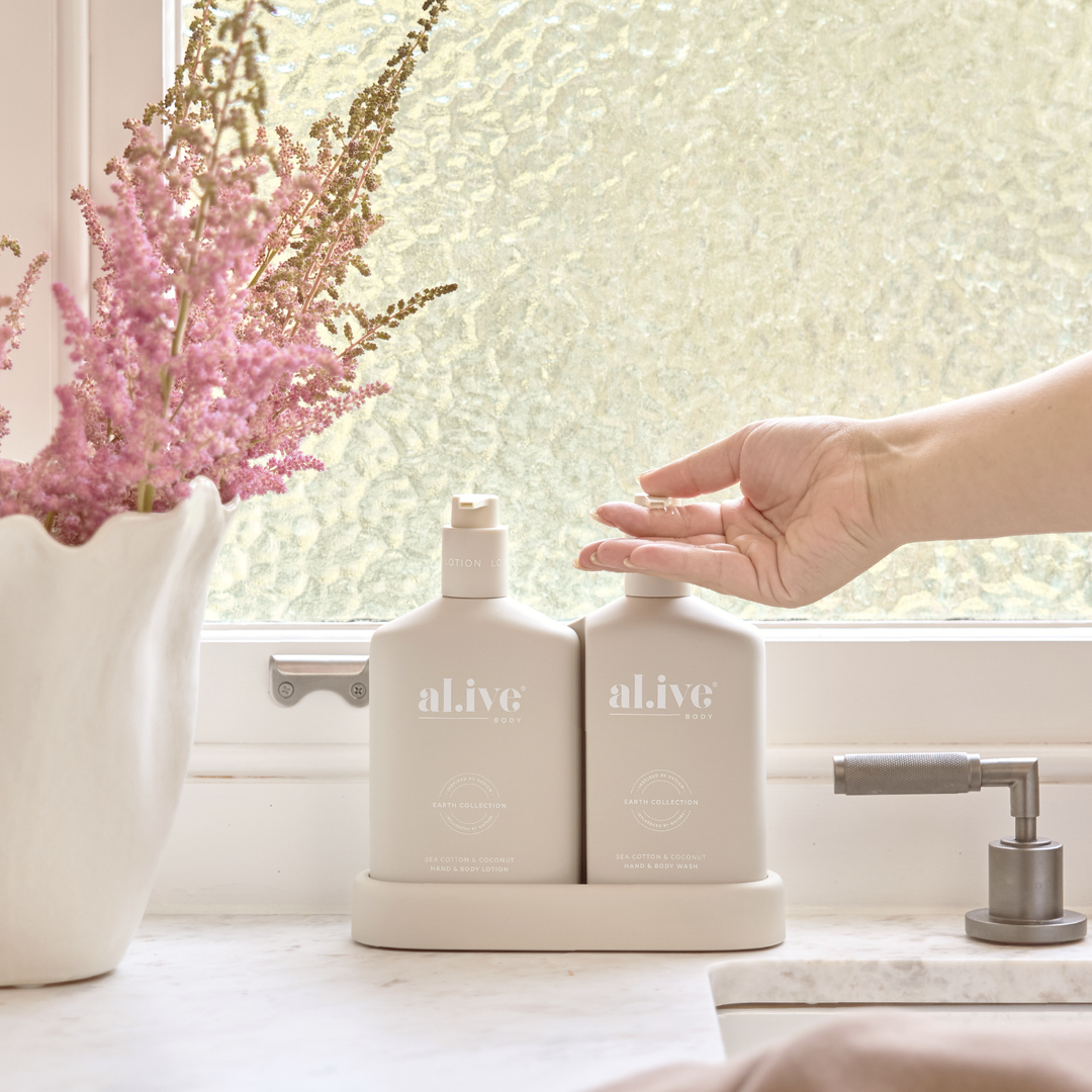 Refresh and hydrate your skin with our Sea Cotton & Coconut Wash and Lotion Duo, paired with our Hand Cream, a luxurious gift designed to cleanse, nourish, and moisturise. Available from www.thecollectivenz.com