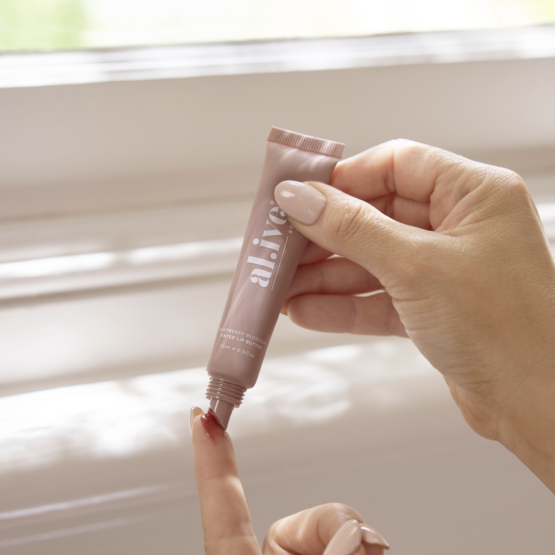 Experience a touch of everyday indulgence with the al.ive body Hand & Lip Gift Set, infused with the refreshing yet subtly sweet notes of Raspberry Blossom. Available from www.thecollectivenz.com