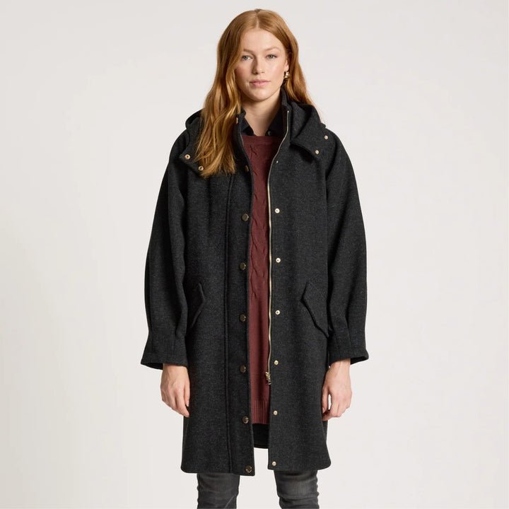 Sable Hood Jacket - Charcoal