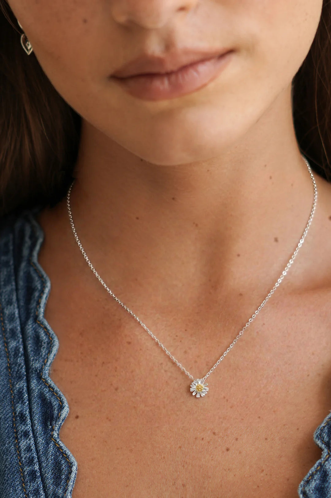 Wildflower Necklace - Silver Plated