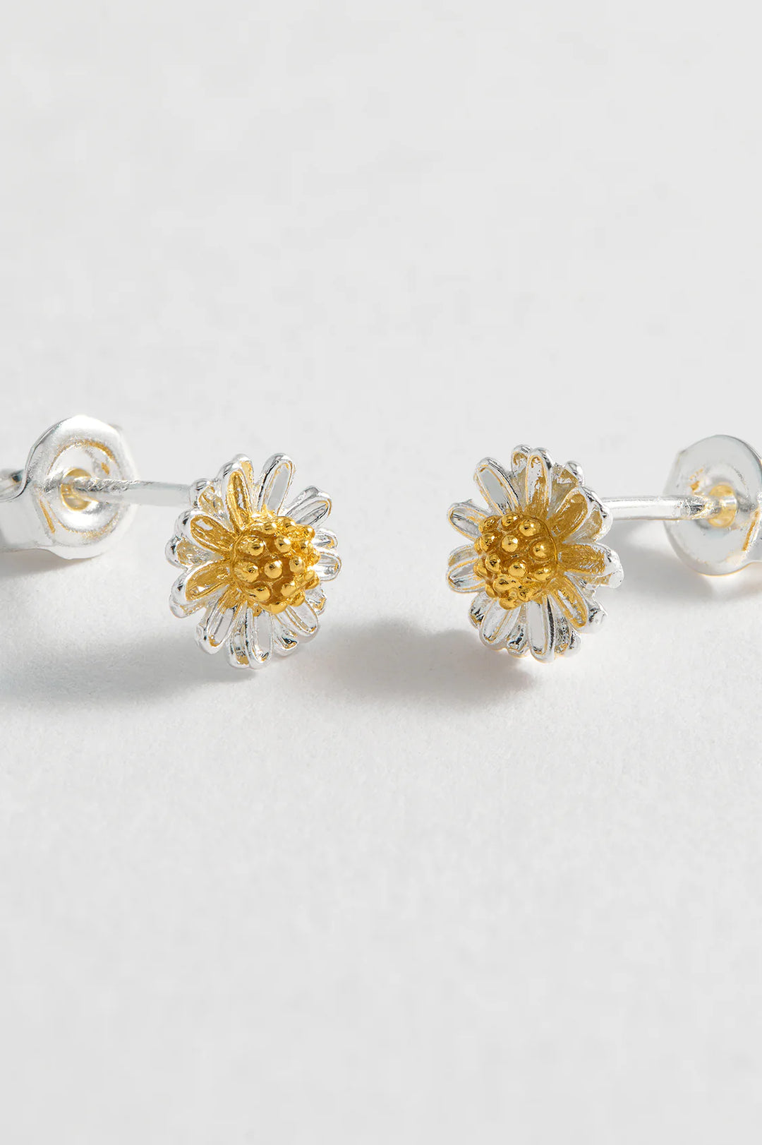 Mini Wildflower Earrings - Silver Plated