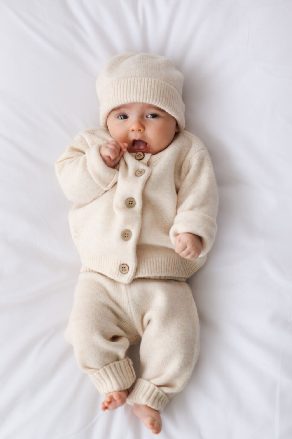 Wrap your little one in warmth and style with our new Baby Knit Pants, crafted from the same luxurious 100% wool as our stunning Oakley Cardigan.  Available from www.thecollectivenz.com