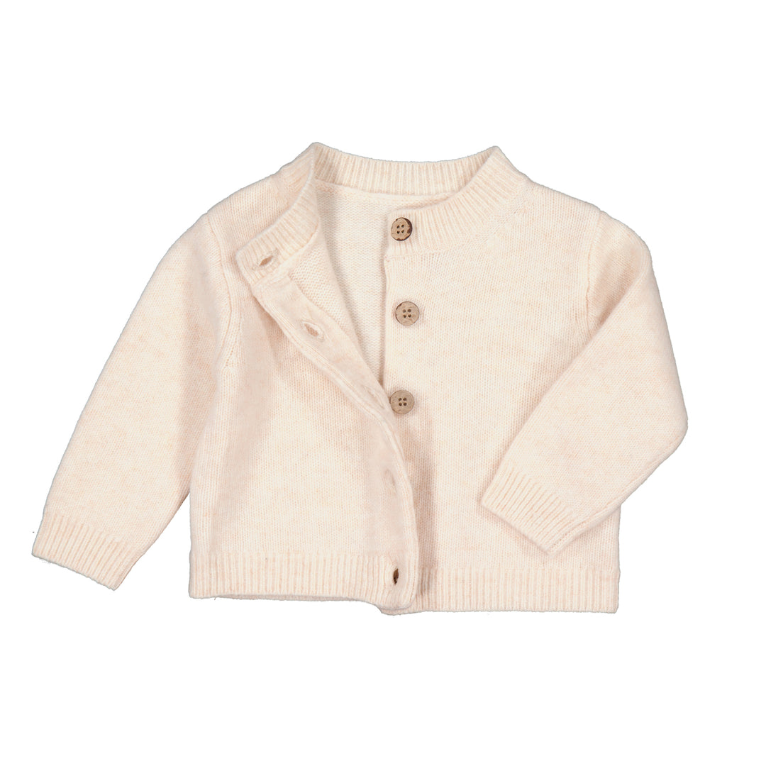 Wrap your little ones in the softness and warmth of our exquisite Baby and Child Cardigan. Crafted from the finest 100% wool with a soft cashmere feel, In a classic soft ivory colour with a hint of blush this cardigan ensures a touch of luxury that's gentle on delicate skin. Available from www.thecollectivenz.com