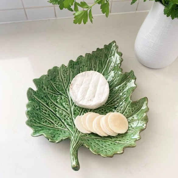 Ivory House mode leaf plate available from www.thecollectivenz.com