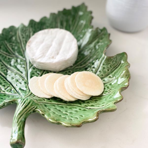 Ivory House mode leaf plate available from www.thecollectivenz.com