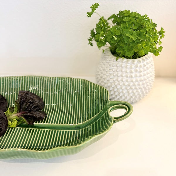 Ivory House mode leaf bowl available from www.thecollectivenz.com