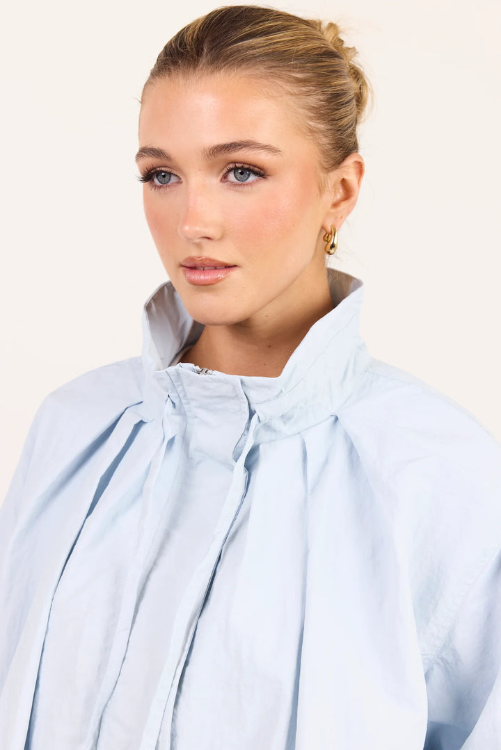 Element Ice Blue Funnel Neck Bomber Jacket | Stories Be Told